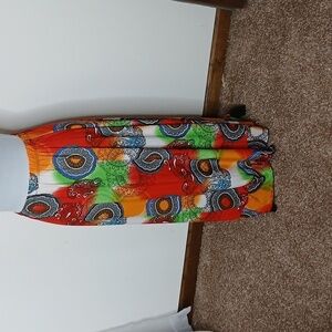 Mountain momas multi color boho skirt size small